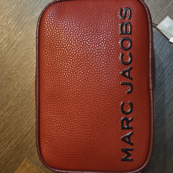 Marc Jacobs Bi Color Bold Flash Leather Camera Bag Red - Picture 14 of 16